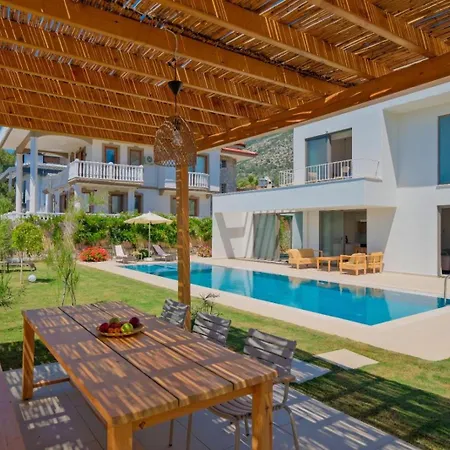 Villa Ion Indoor Heated Pool, Sauna, Jacuzzi, Underfloor Heating System Fethiye